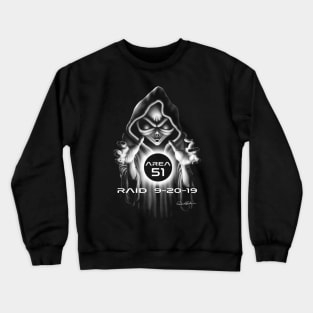 Area 51 Raid / Alien Wizard Crewneck Sweatshirt